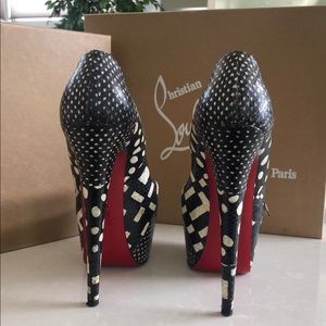 Lady Daf 160 watersnake patchwork pump